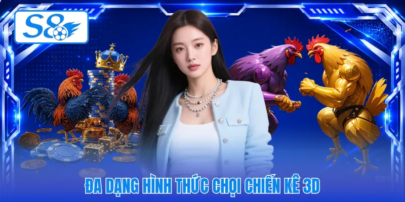 Đa dạng hình thức chọi chiến kê 3D