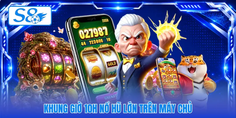 Khung giờ 10H nổ hũ lớn trên máy chủ