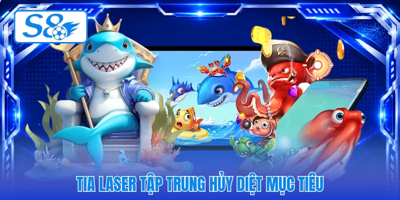 Tia laser tập trung hủy diệt mục tiêu